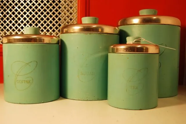 metal kitchen canisters