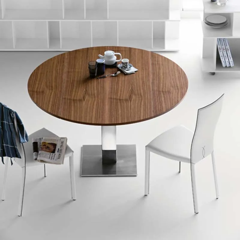 modern round dining table