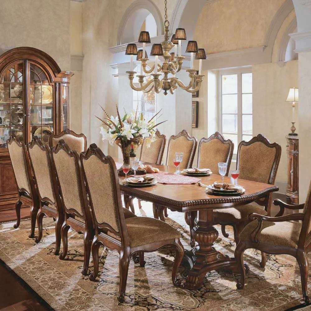 pedestal dining room table