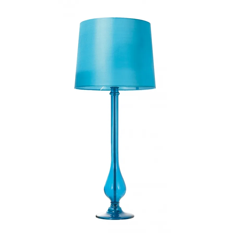 blue table lamps