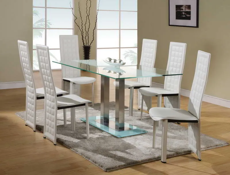 glass dining room sets