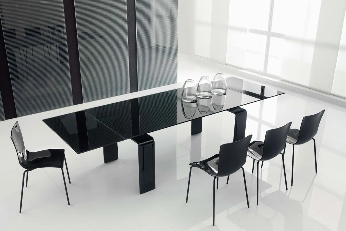 glass kitchen table sets
