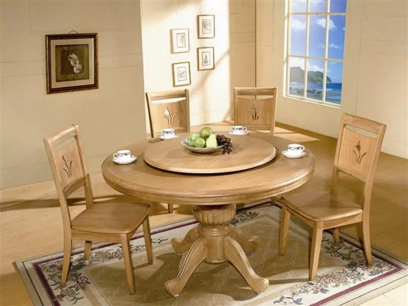 round kitchen table set