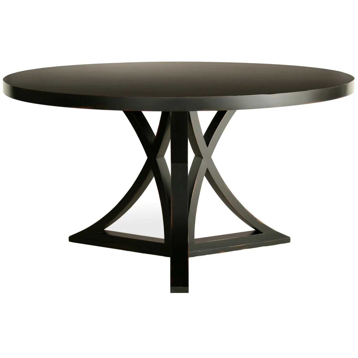 alston round pedestal dining table