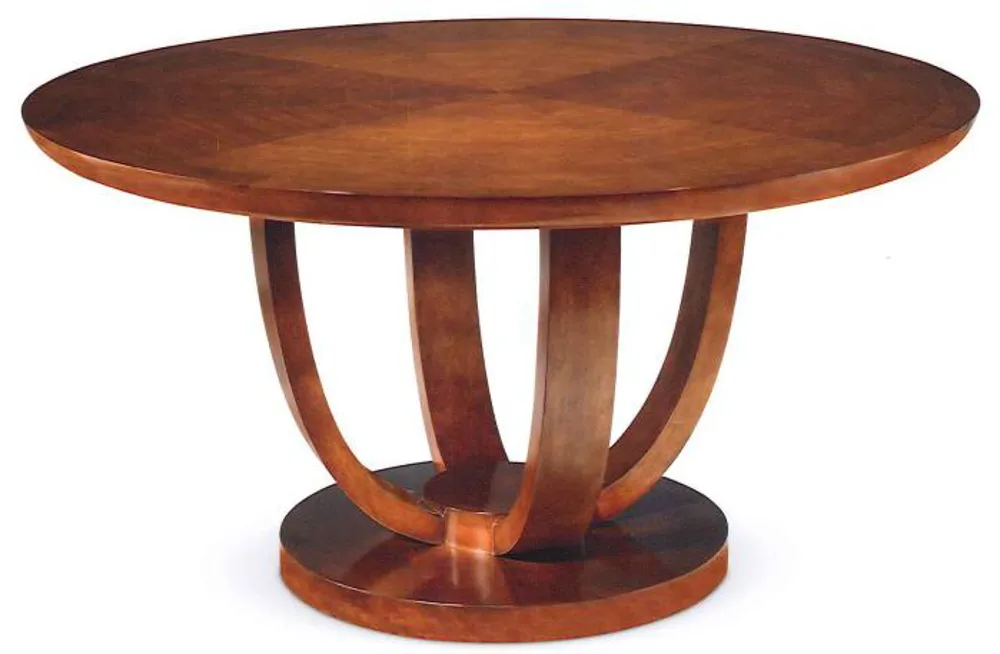 amish round pedestal dining table