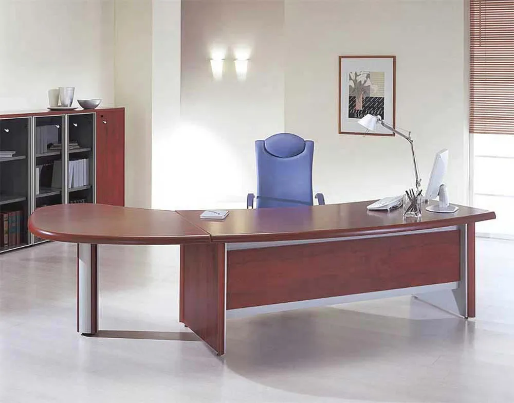 modern glass executive office desk