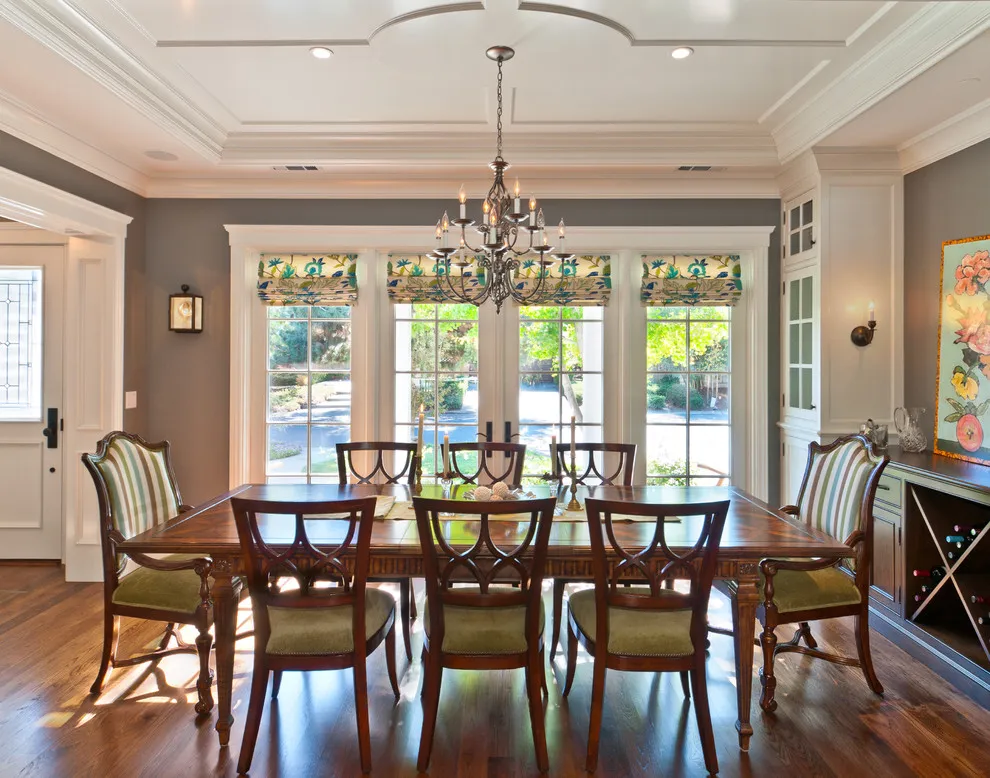 window treatments for small dining room