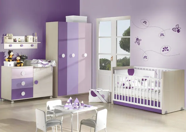 baby girl room ideas purple